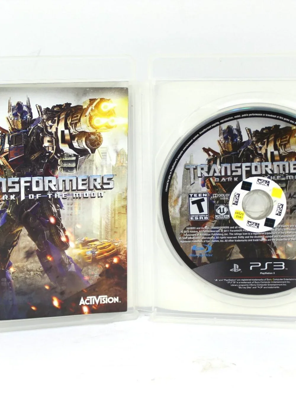 Transformers: Dark of the Moon Sony PS3, 2011 - Complete with Manual CIB TESTED!